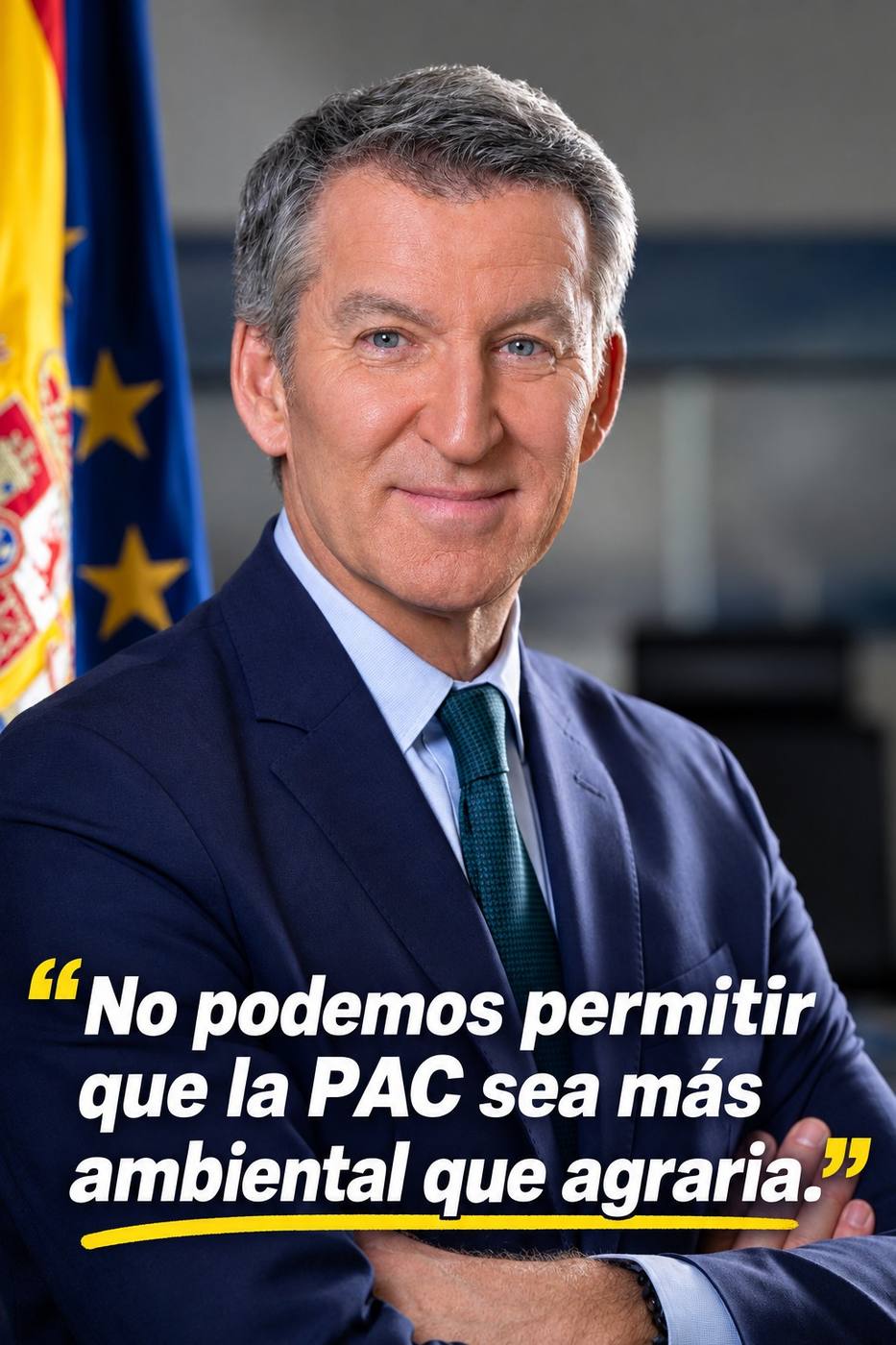 Alberto Núñez Feijóo, líder del Partido Popular